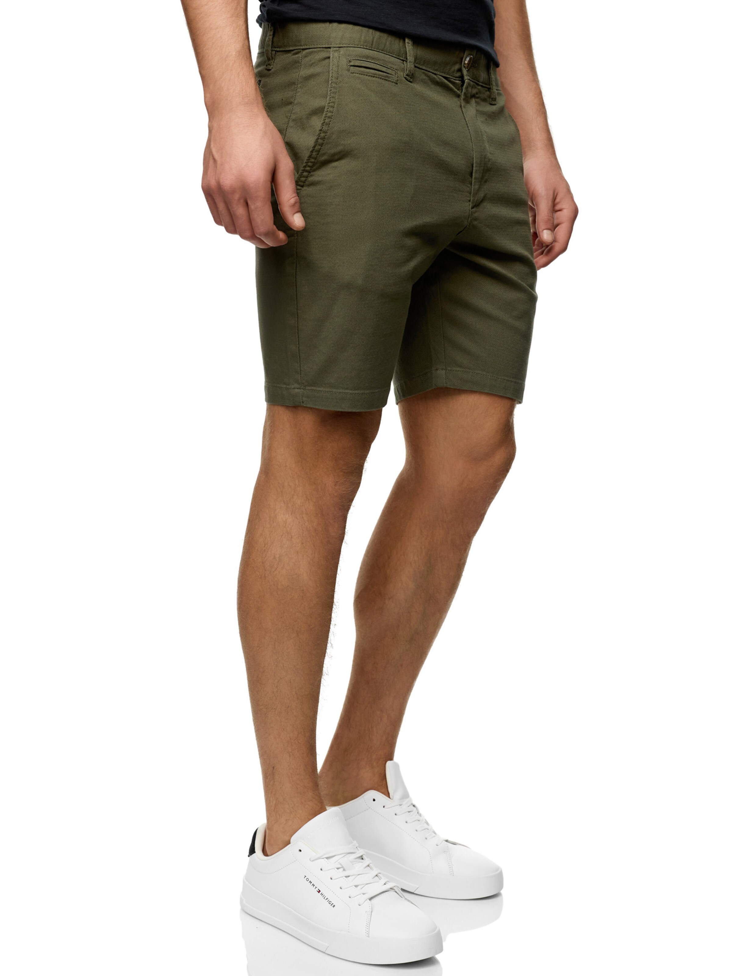 INDICODE JEANS Regular Chino Pants in Green