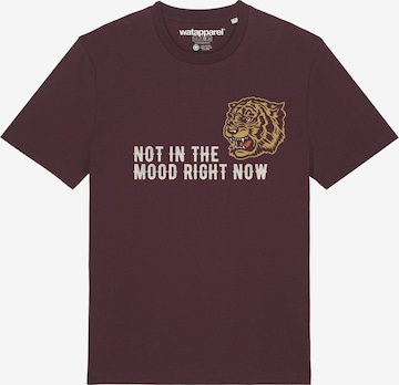 Maglietta 'Not in the mood' di Watapparel in rosso: frontale