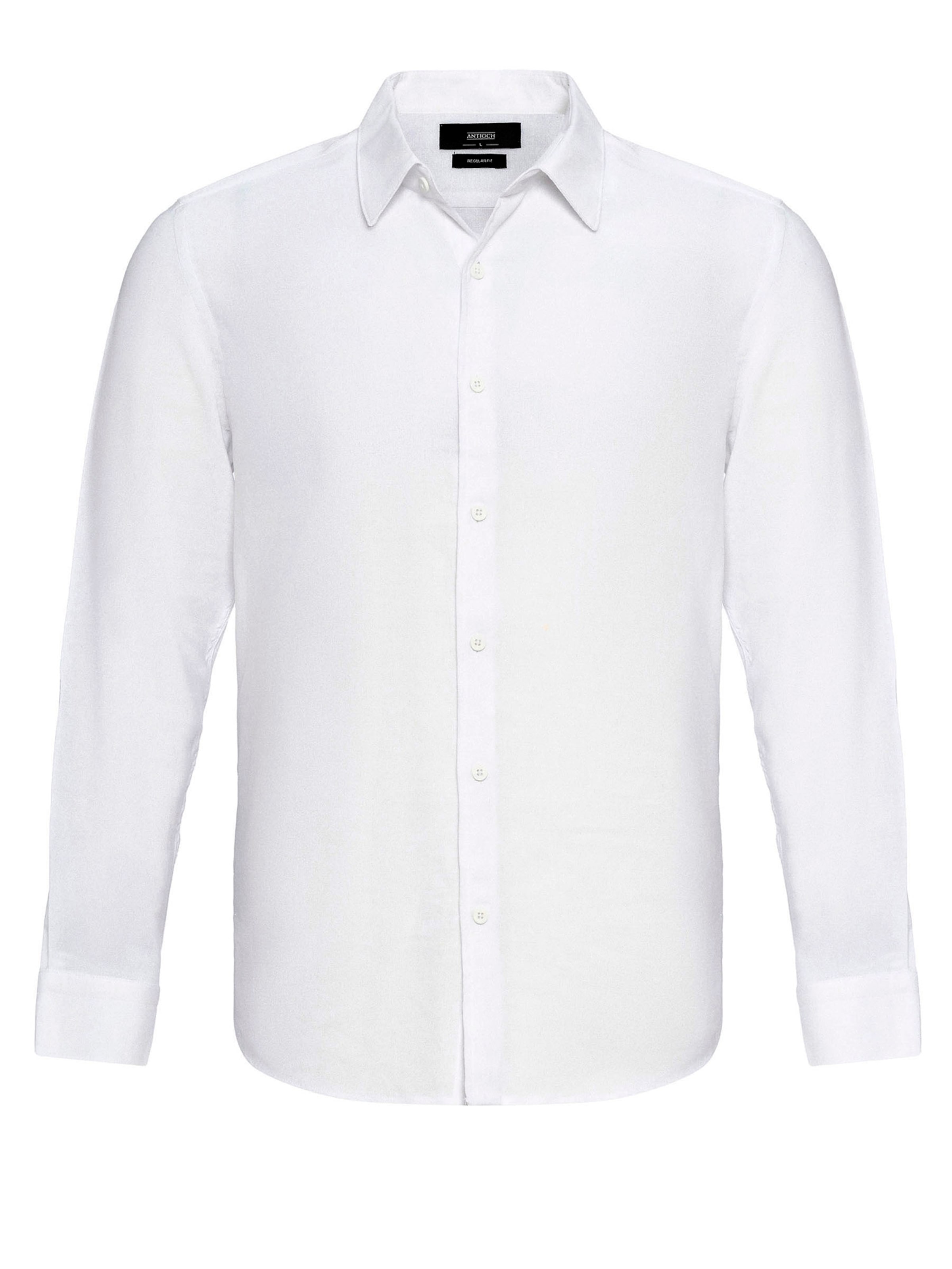 Antioch Rovný strih Košeľa - Biela: predná strana