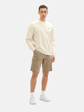 TOM TAILOR Regular Shorts in Beige