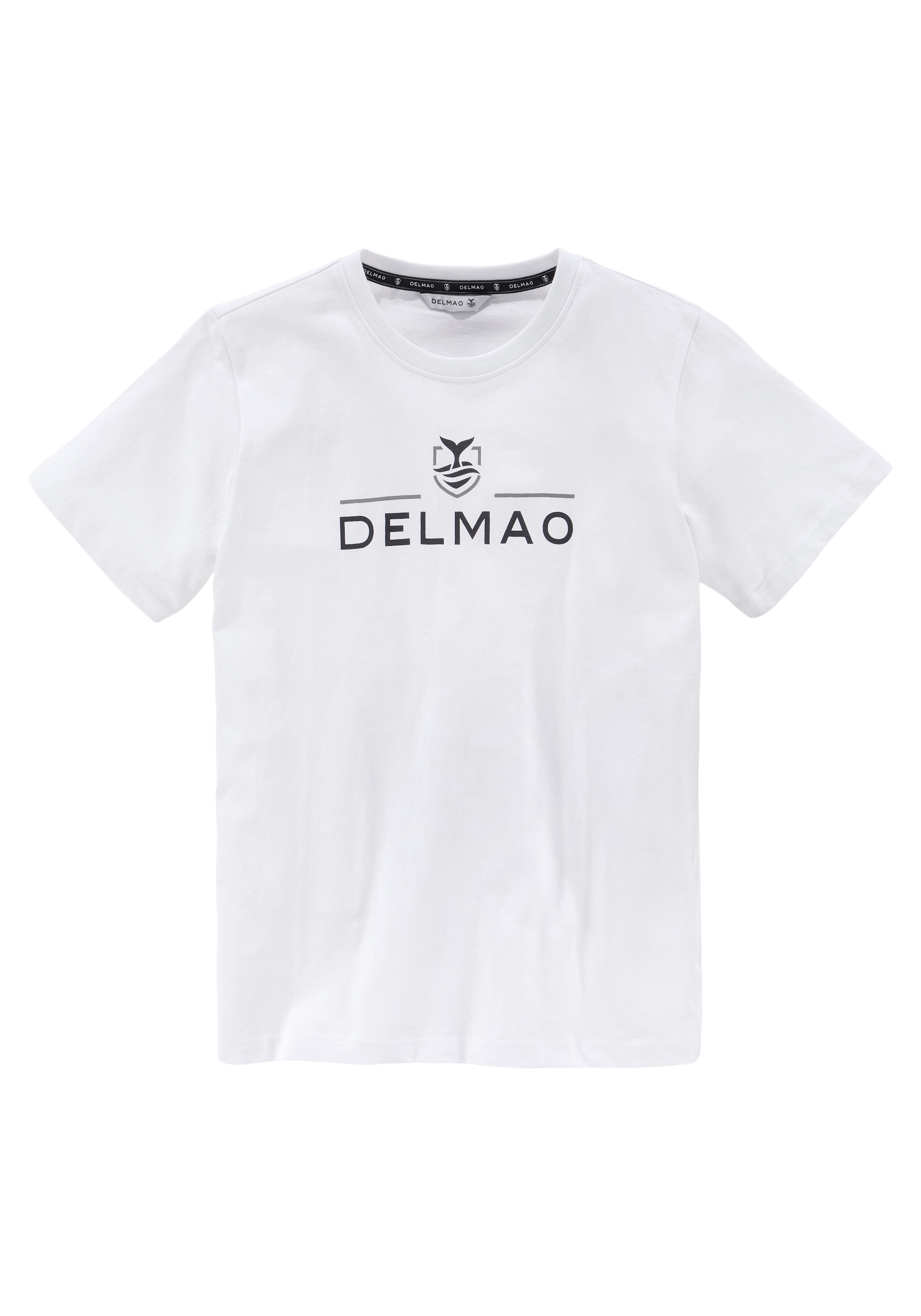 DELMAO Shirt in White: front