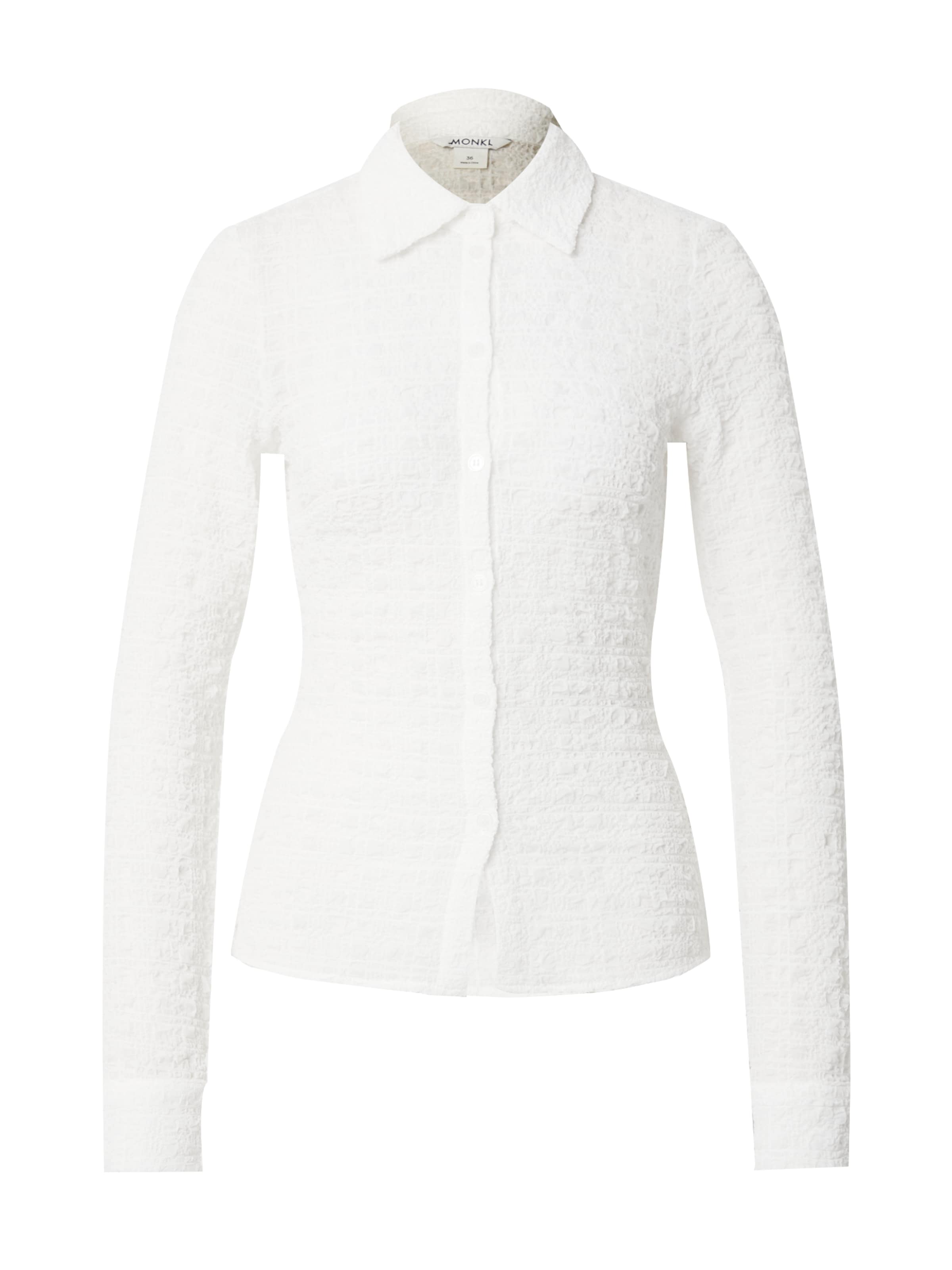 Monki Bluse in Weiß: Vorderseite