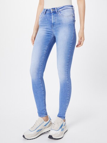 Skinny Jean 'Power' ONLY en bleu : devant