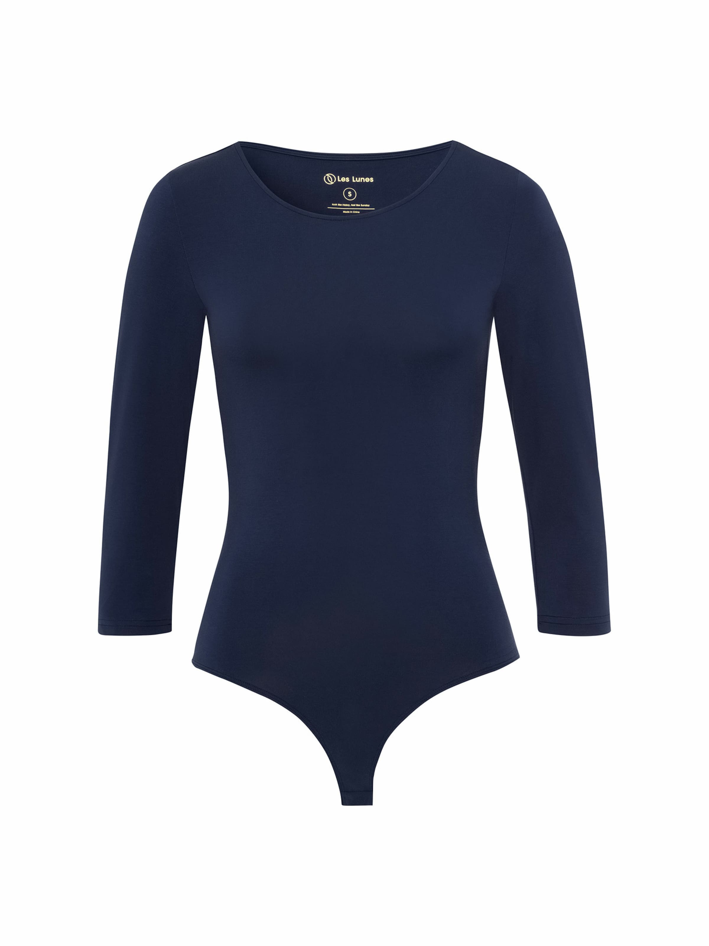 Shirtbody 'Alena' Les Lunes en bleu : devant