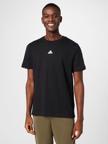 ADIDAS SPORTSWEAR - Camiseta funcional 'Brandlove' en negro: frente