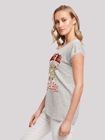 T-shirt 'Jingle Bell Rocking Christmas Tree' F4NT4STIC en gris
