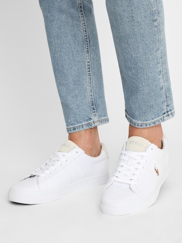 Baskets basses 'Sayer' Polo Ralph Lauren en blanc : devant