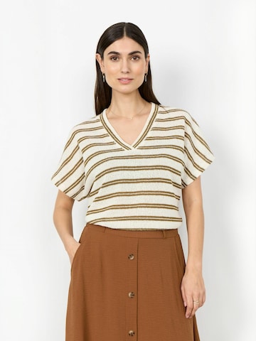 Soyaconcept - Camiseta 'Frey' en amarillo: frente