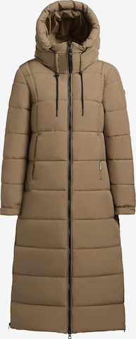 khujo Wintermantel 'Deria3-YM' in Braun: Vorderseite