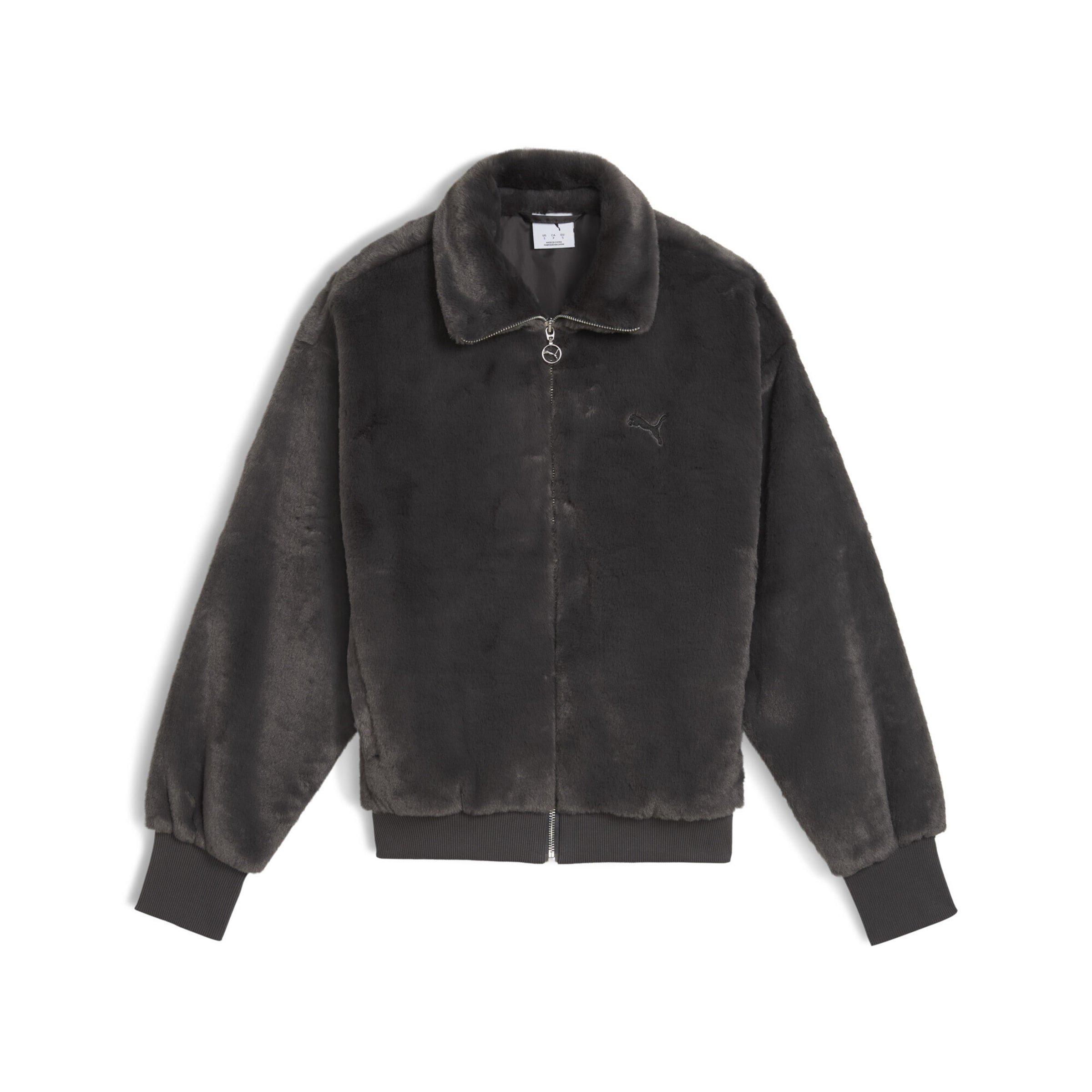 PUMA Tussenjas 'Wardrobe Essentials' in Grijs: voorkant