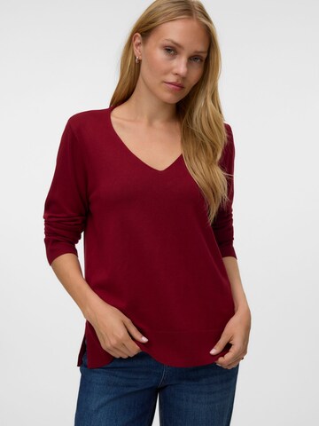 VERO MODA Sweater 'VMSilje' in Red: front