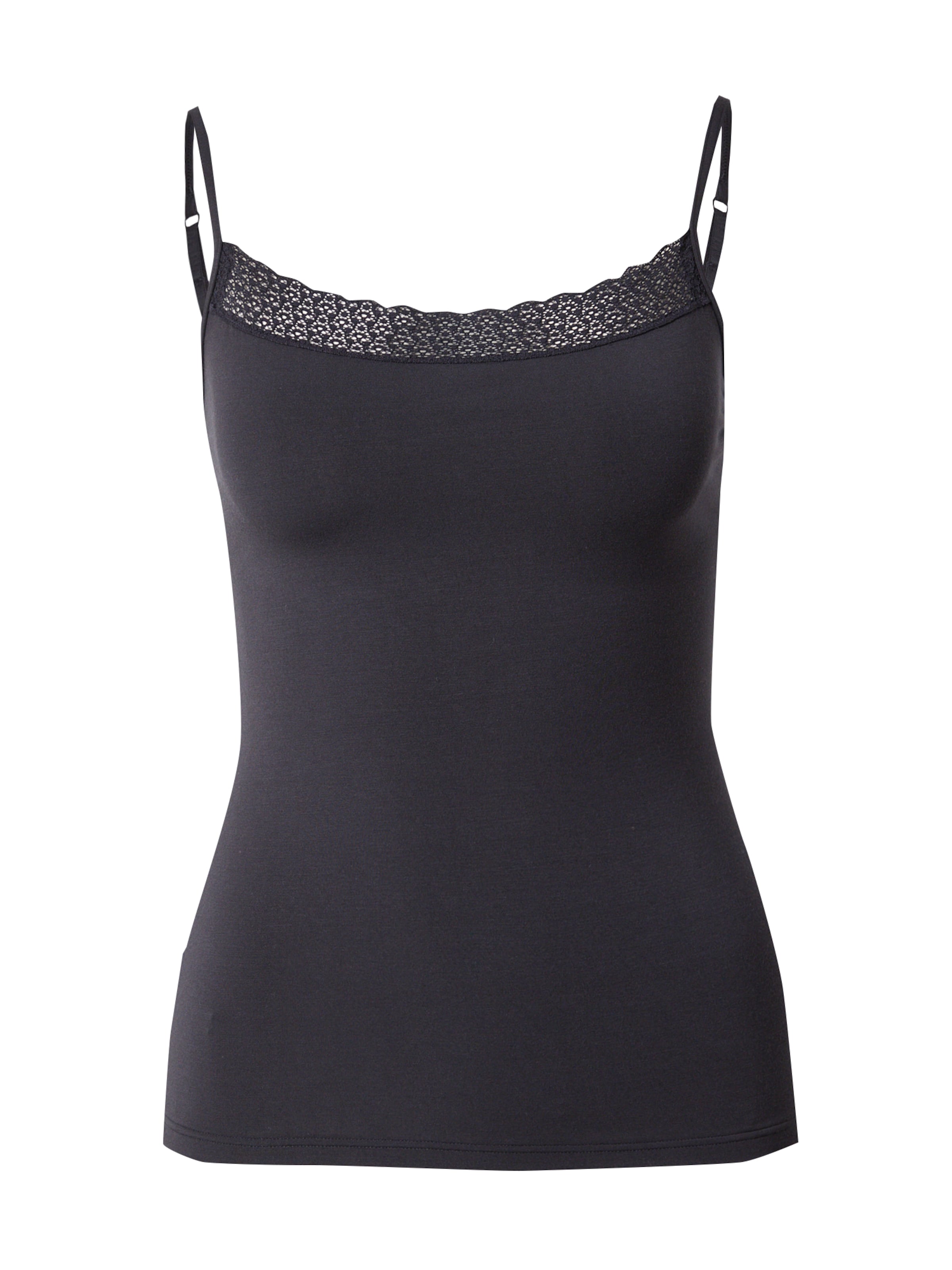 TRIUMPH Φανέλα &#x27;Feel of Modal&#x27; σε μαύρο: μπροστά