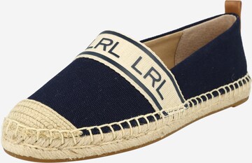 zils Lauren Ralph Lauren Espadrillas 'CAYLEE': no priekšpuses