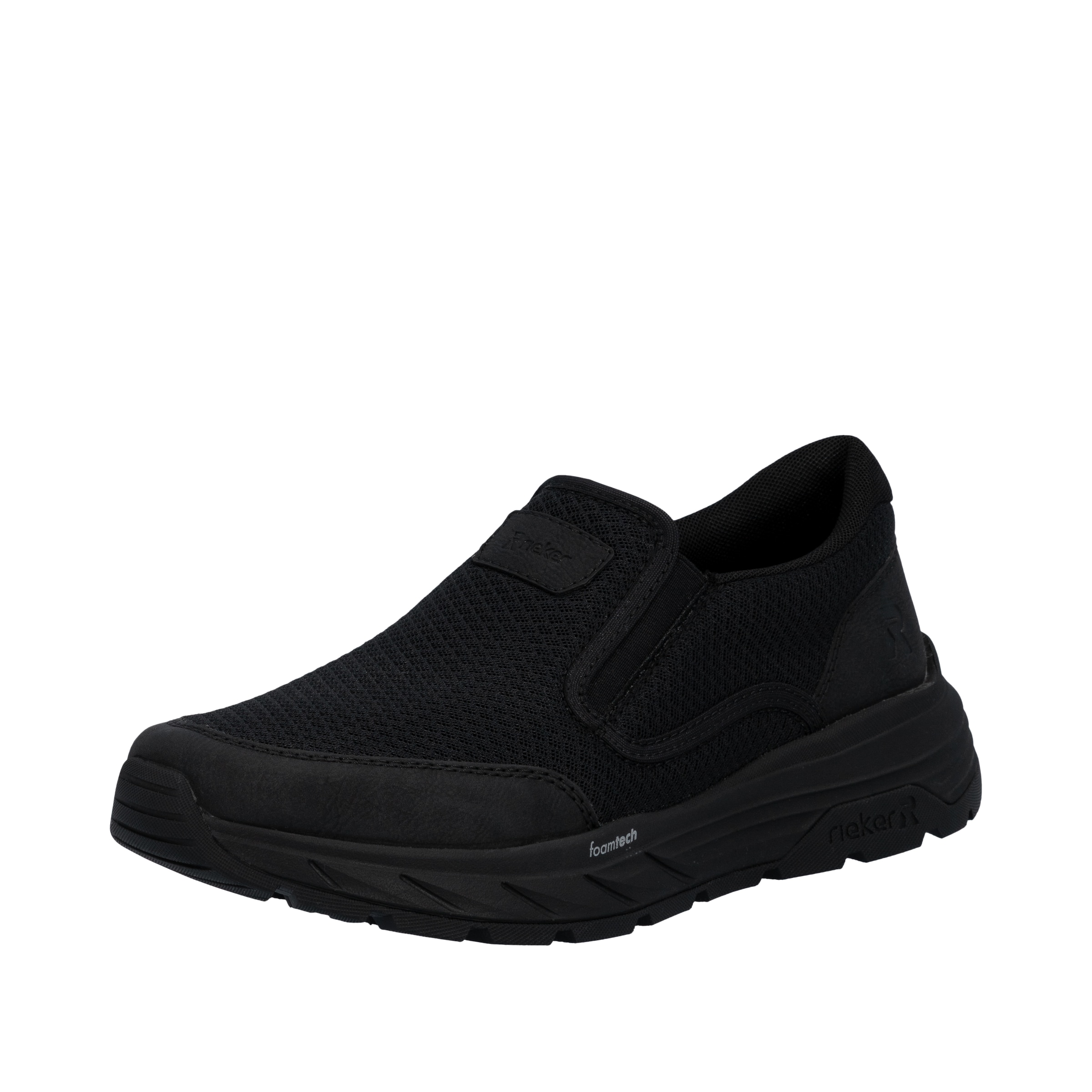 Rieker Slip On in Schwarz: Vorderseite