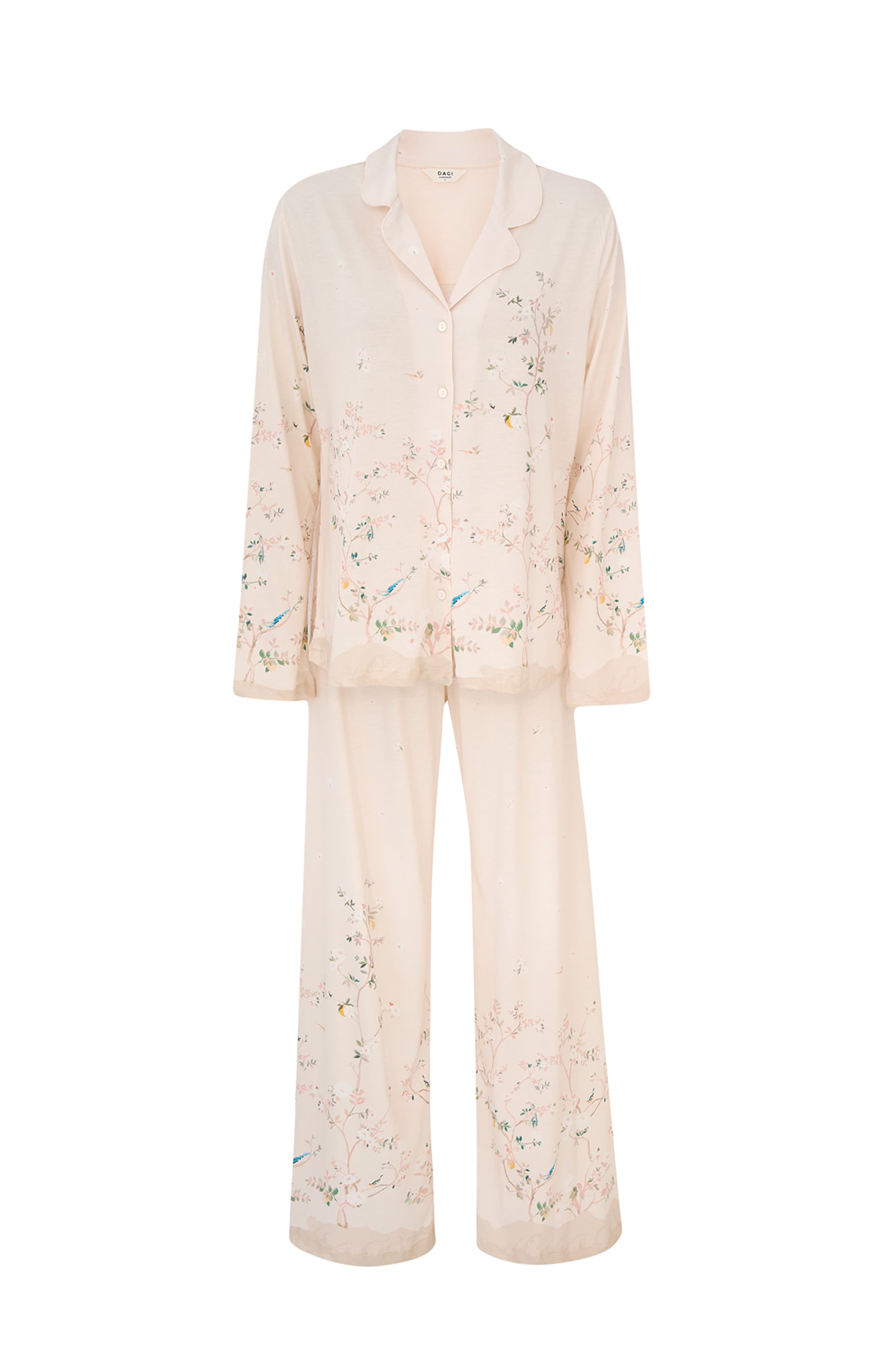 Dagi Пижама в Бежевый: спереди