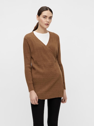 Cardigan 'Fae Thess' OBJECT en marron : devant