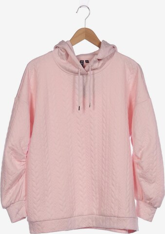 PIECES Sweatshirt & Zip-Up Hoodie in M in Pink: front