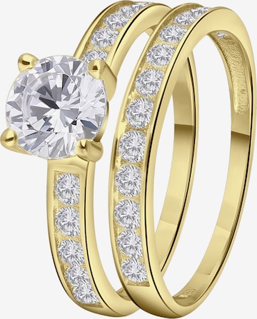 Lucardi Ring in Gold: front