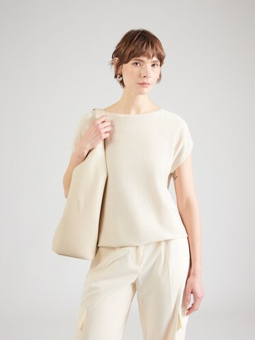 Pull-over COMMA en beige : devant