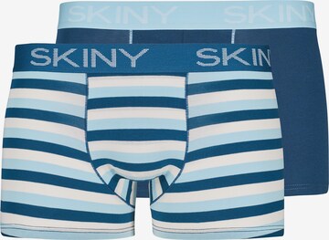 Boxer di Skiny in blu: frontale