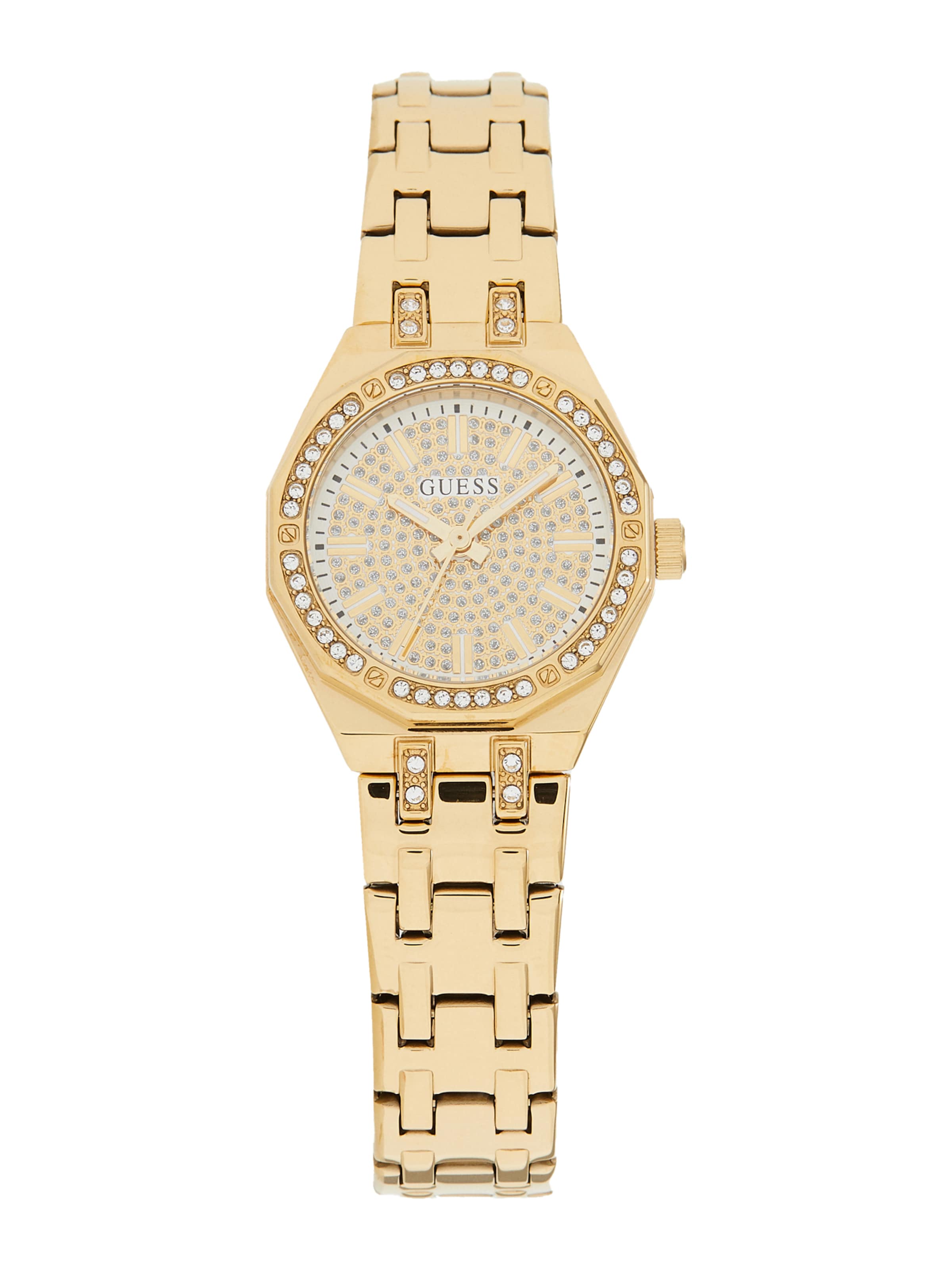 GUESS Analog klocka 'PIXIE' i guld: framsida