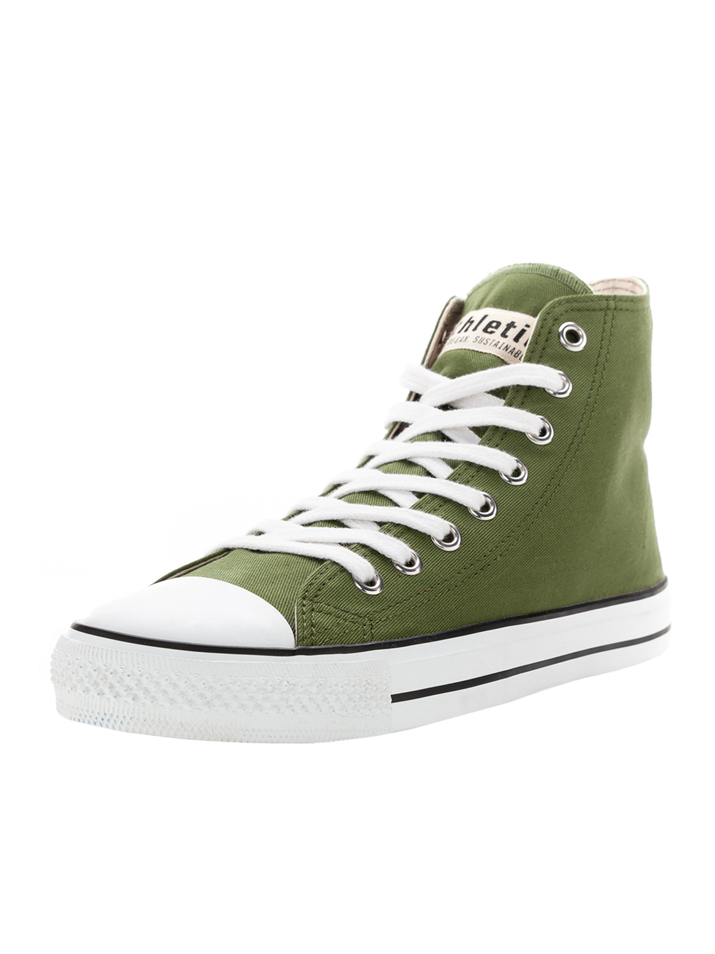 Ethletic High-top trainers in Green: front