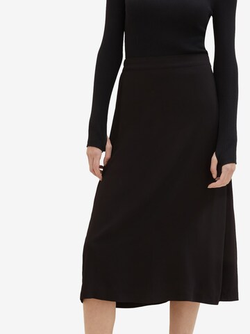 TOM TAILOR Skirt in Black