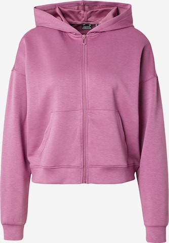 Veste de survêtement 4F en rose : devant