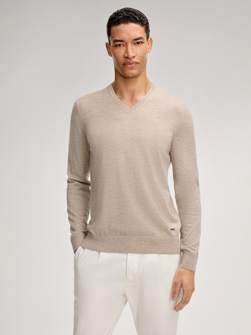 JOOP! Trui 'Damien' in Beige: voorkant