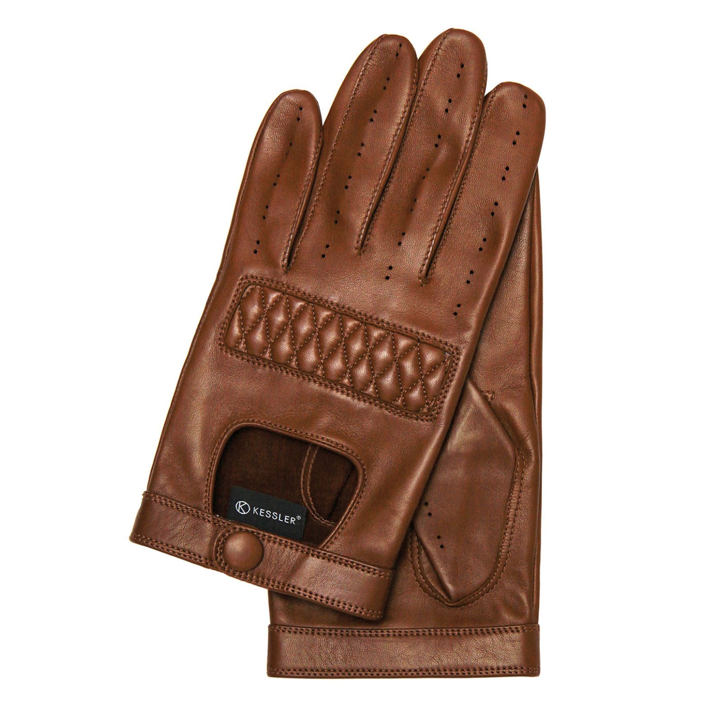 Gants 'Archie Driver‘s Glove' KESSLER en marron : devant