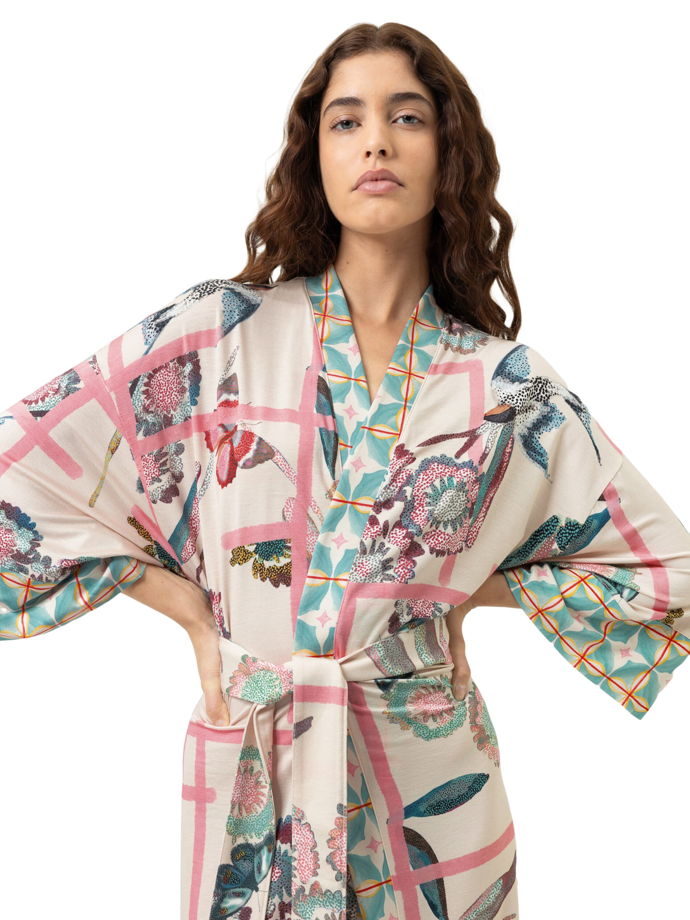 Kimono Mey en blanc