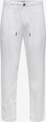 Only & Sons Pants 'ONSLEO' in White: front