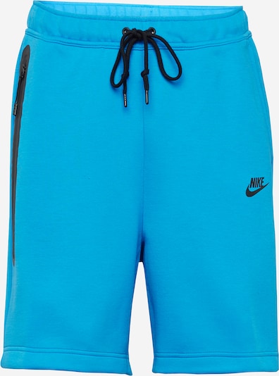 Pantaloni Nike Sportswear pe azuriu / negru, Vizualizare produs
