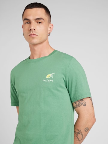 MUSTANG T-Shirt 'AUSTIN' in Grün