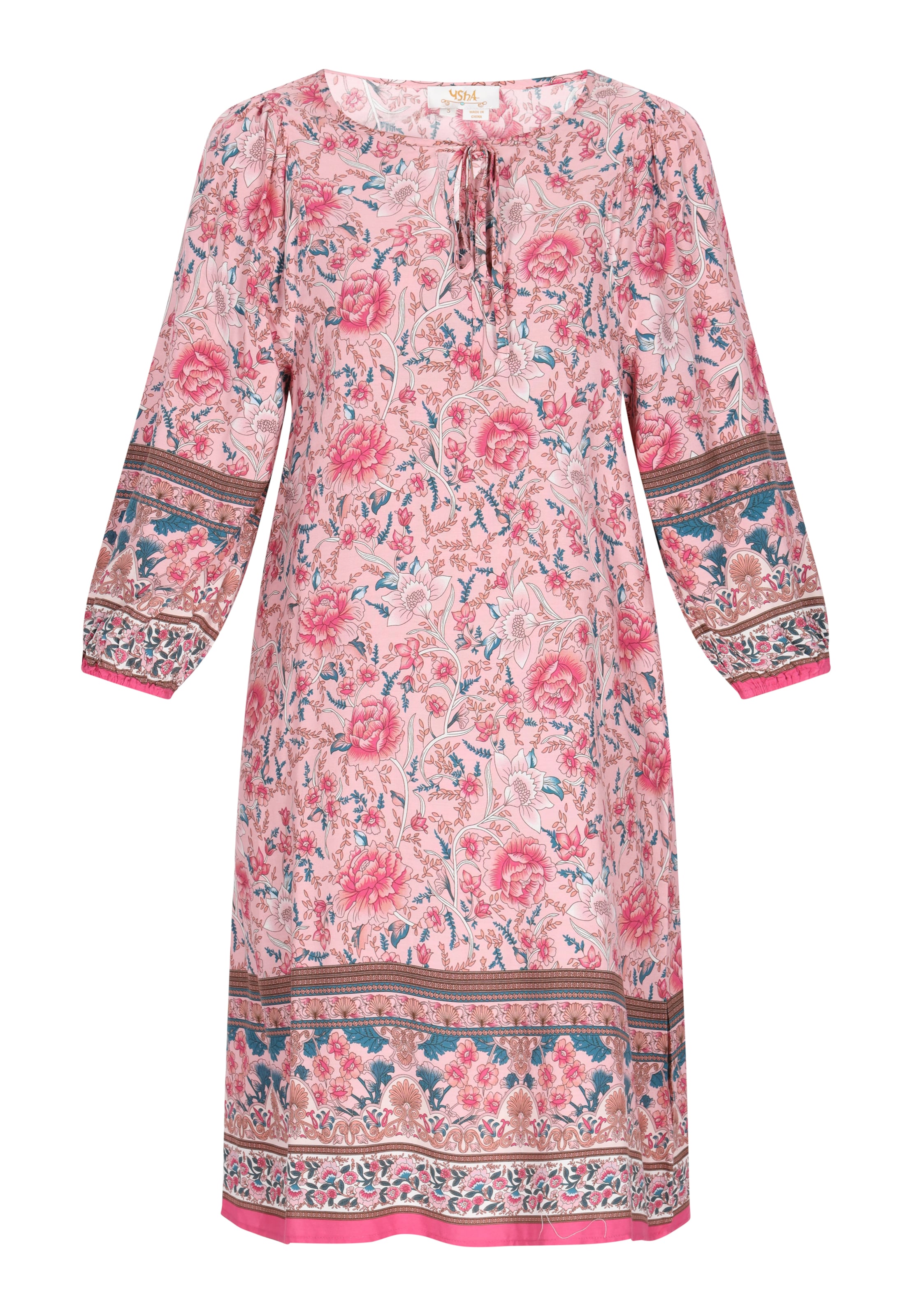 Gaya Mekko 'Boho Fashion' värissä vaaleanpunainen: etupuoli