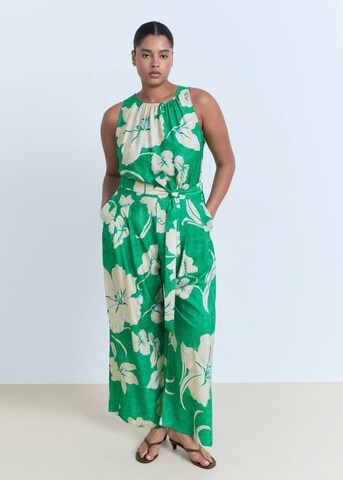 MANGO Jumpsuit in Green: front