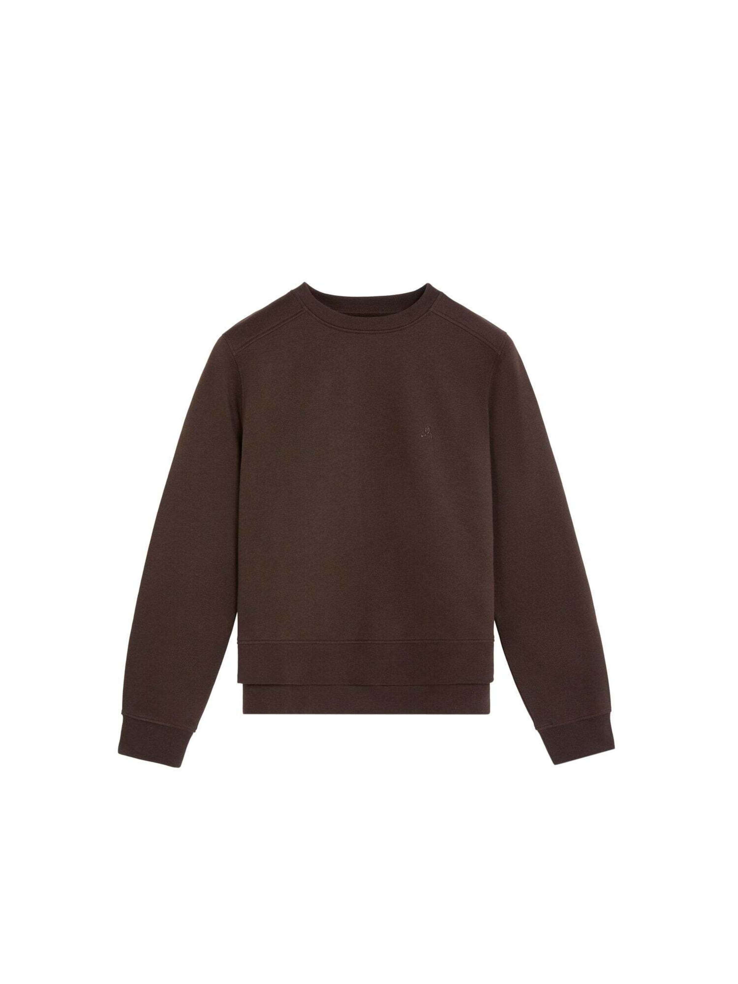 Sweat-shirt Scalpers en marron : devant
