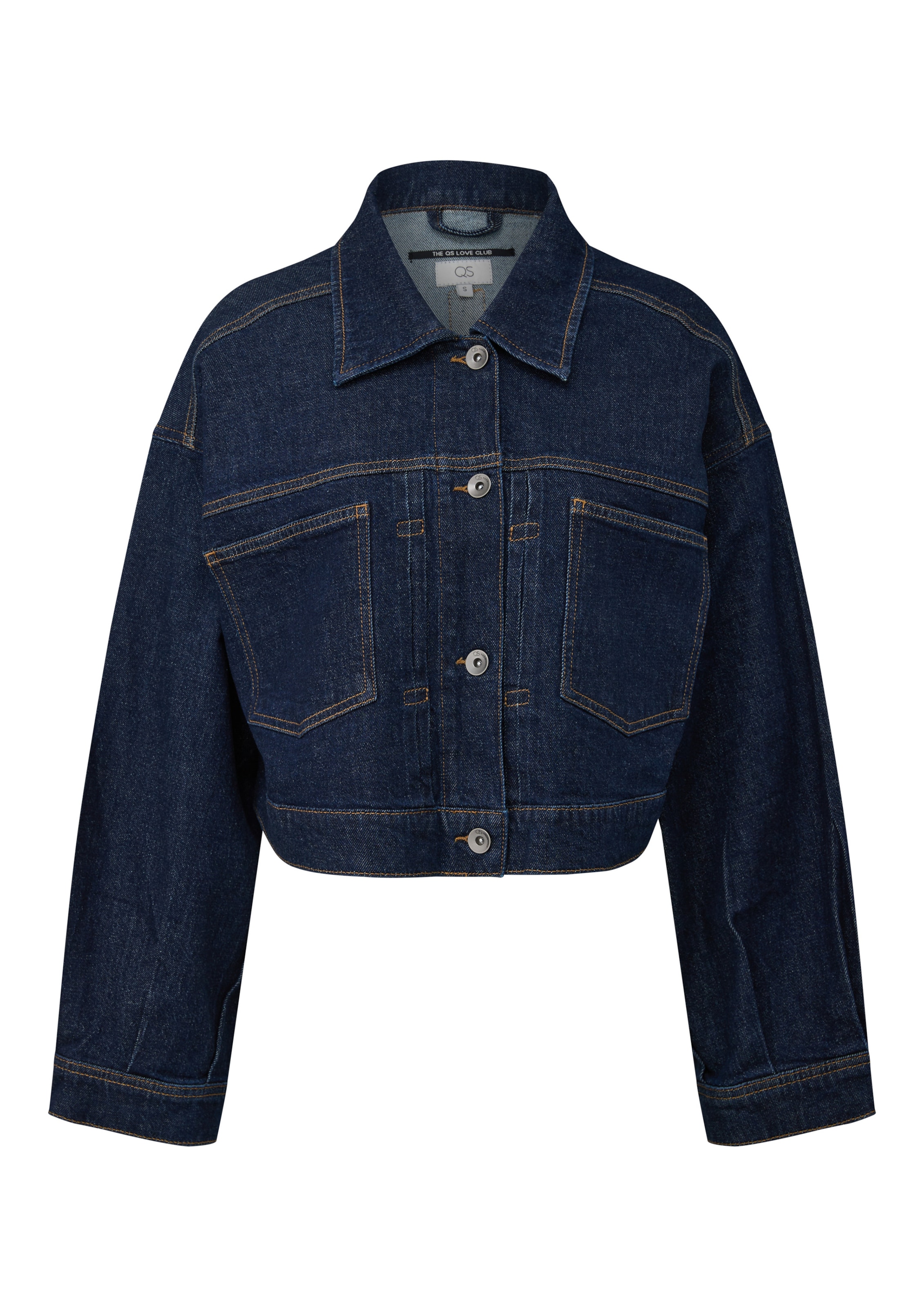 QS Tussenjas in de kleur Donkerblauw, Productweergave