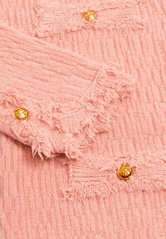 NALLY Knit Cardigan in Pink