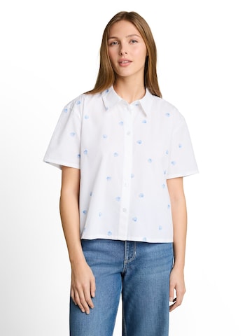 TOM TAILOR DENIM - Blusa en blanco: frente
