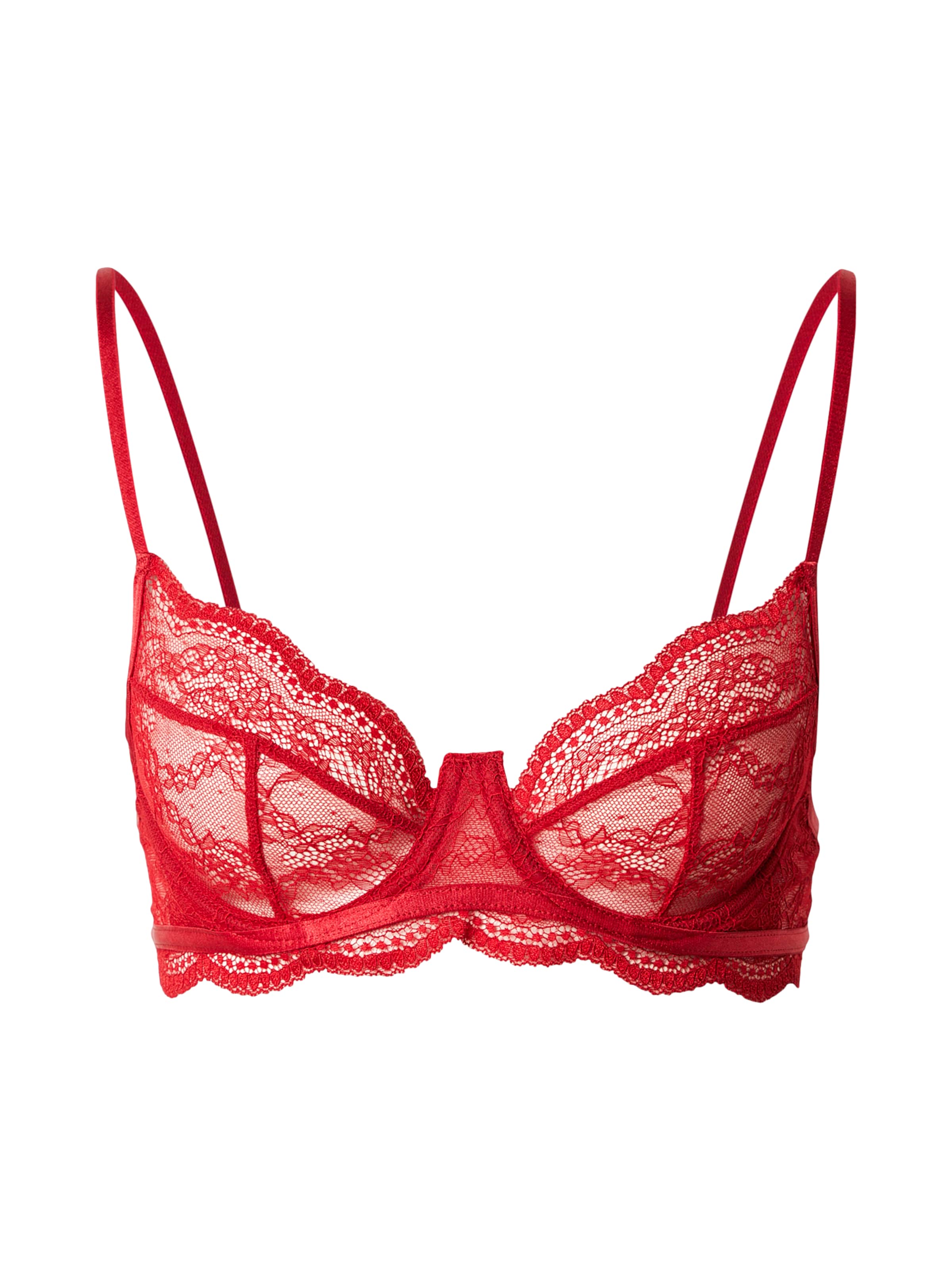 Hunkemöller Korzet Podprsenka 'Isabelle' - Červená: predná strana