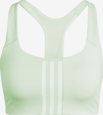 ADIDAS PERFORMANCE Bustier Sport-BH 'Powerimpact ' in Grün: predná strana