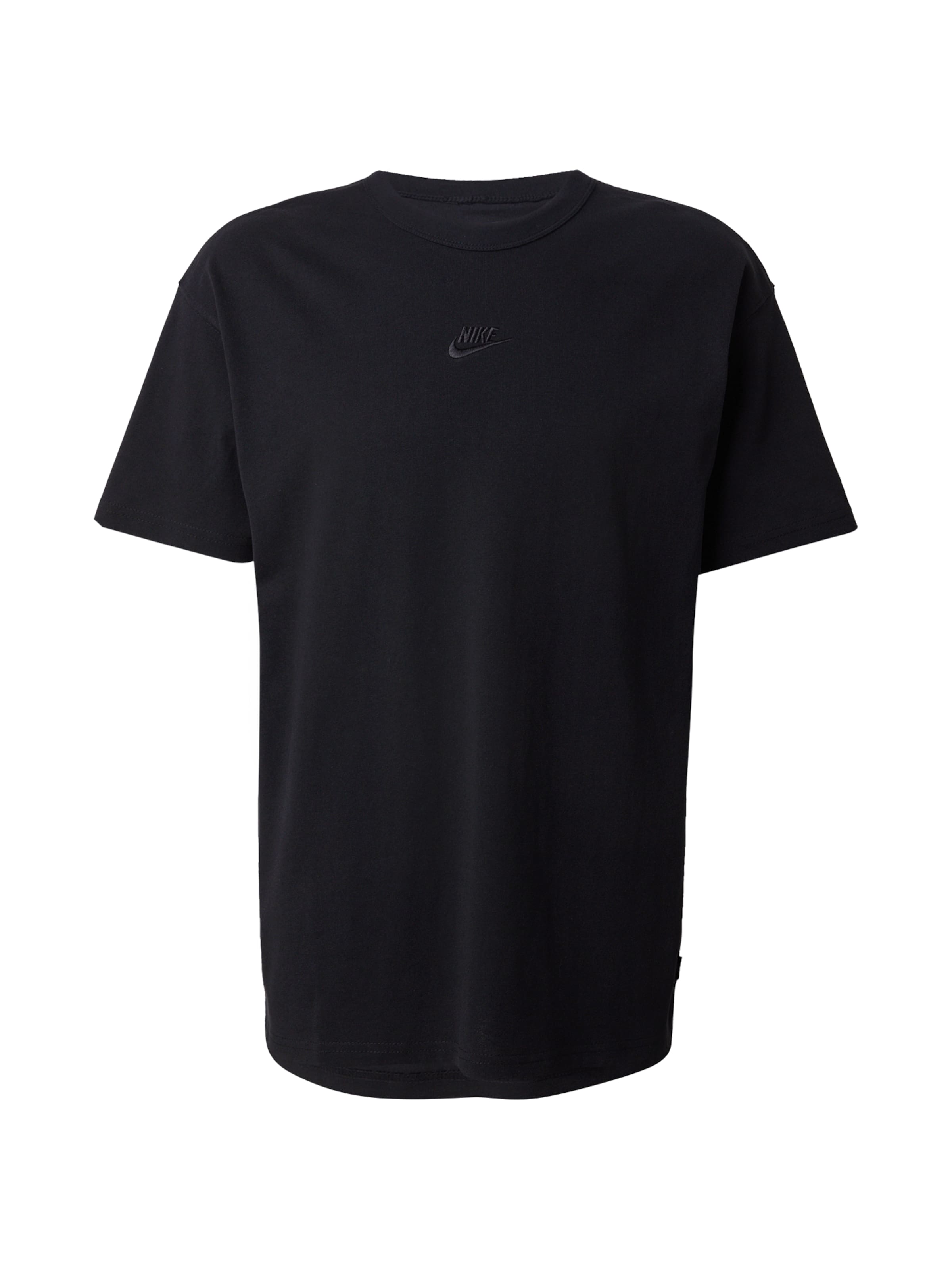 Tricou 'Premium Essentials' de la Nike Sportswear pe negru: față