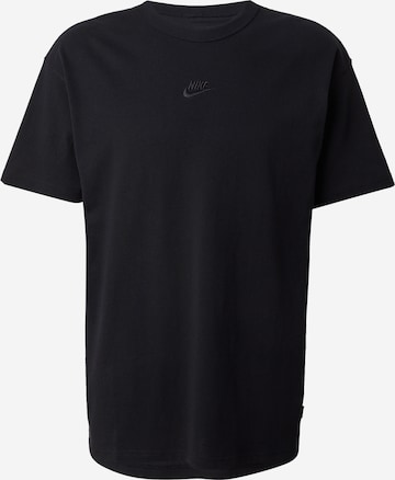 Nike Sportswear T-Shirt 'Premium Essentials' in Schwarz: Vorderseite