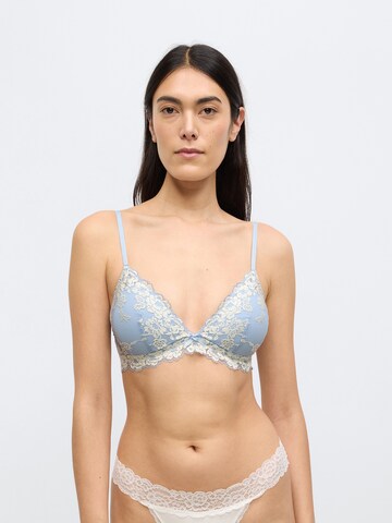 Lindex Bra 'Emma' in Blue: front