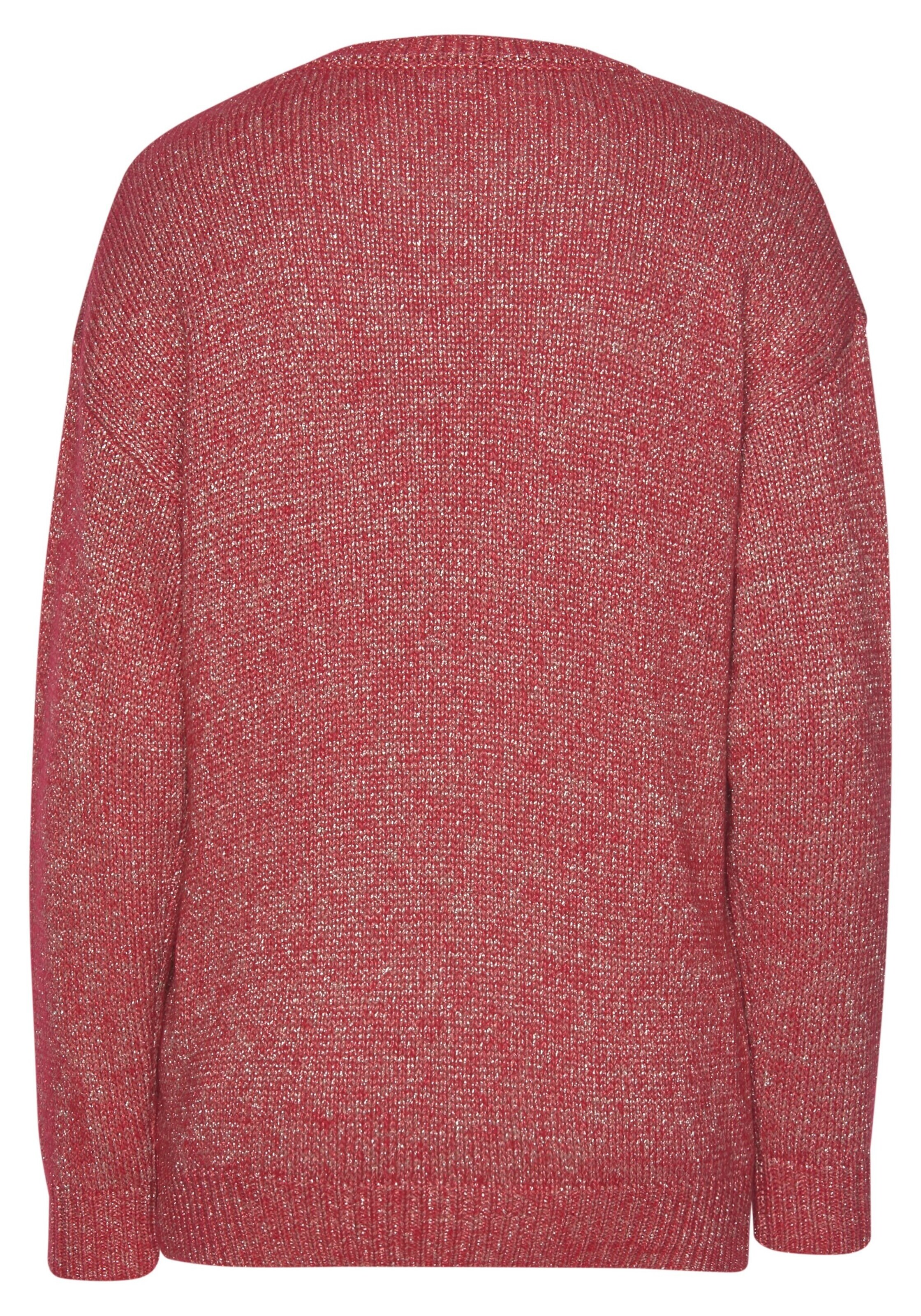 LASCANA Pullover in Rot