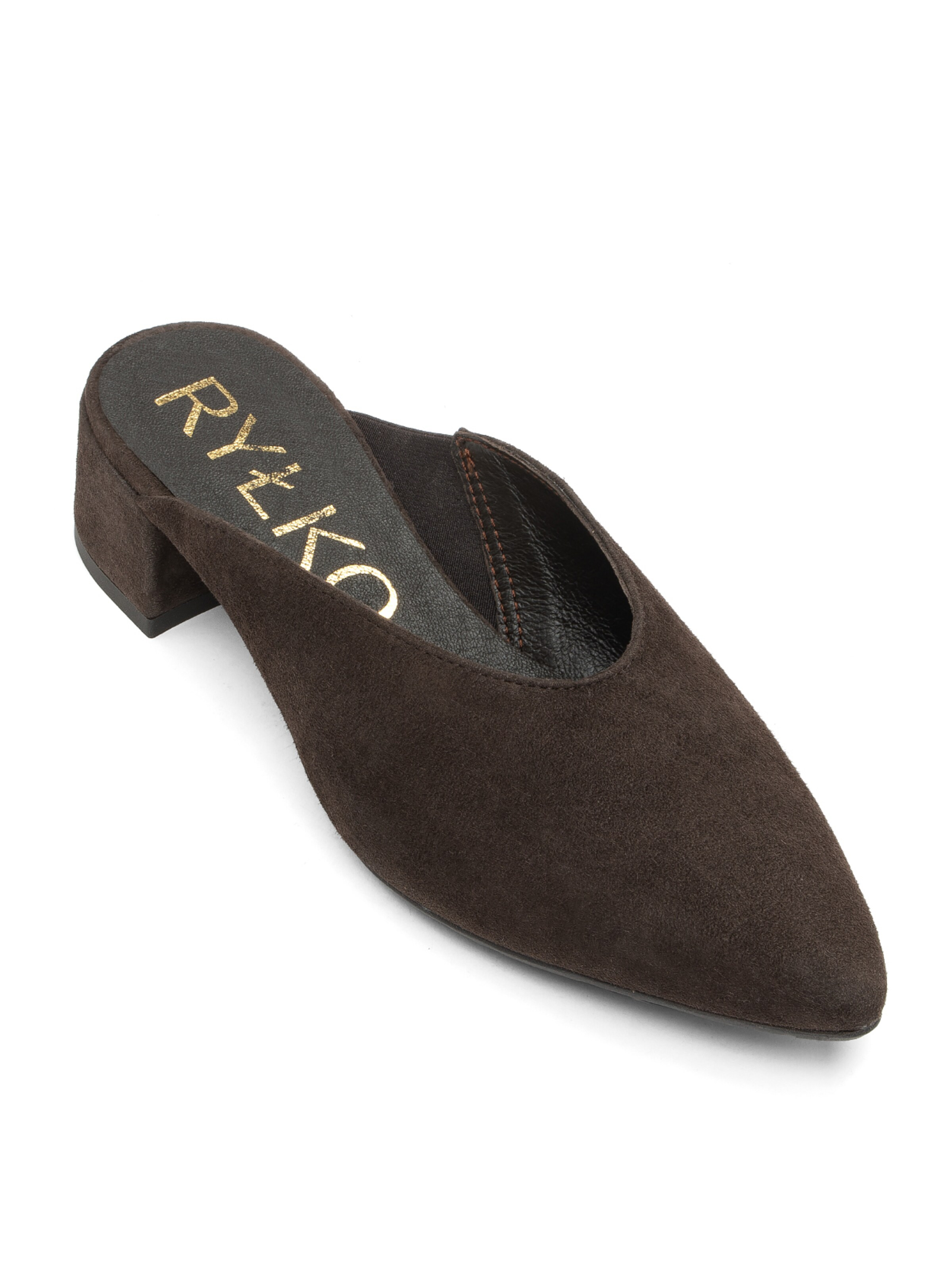 RYLKO Pantofle w kolorze brązowy