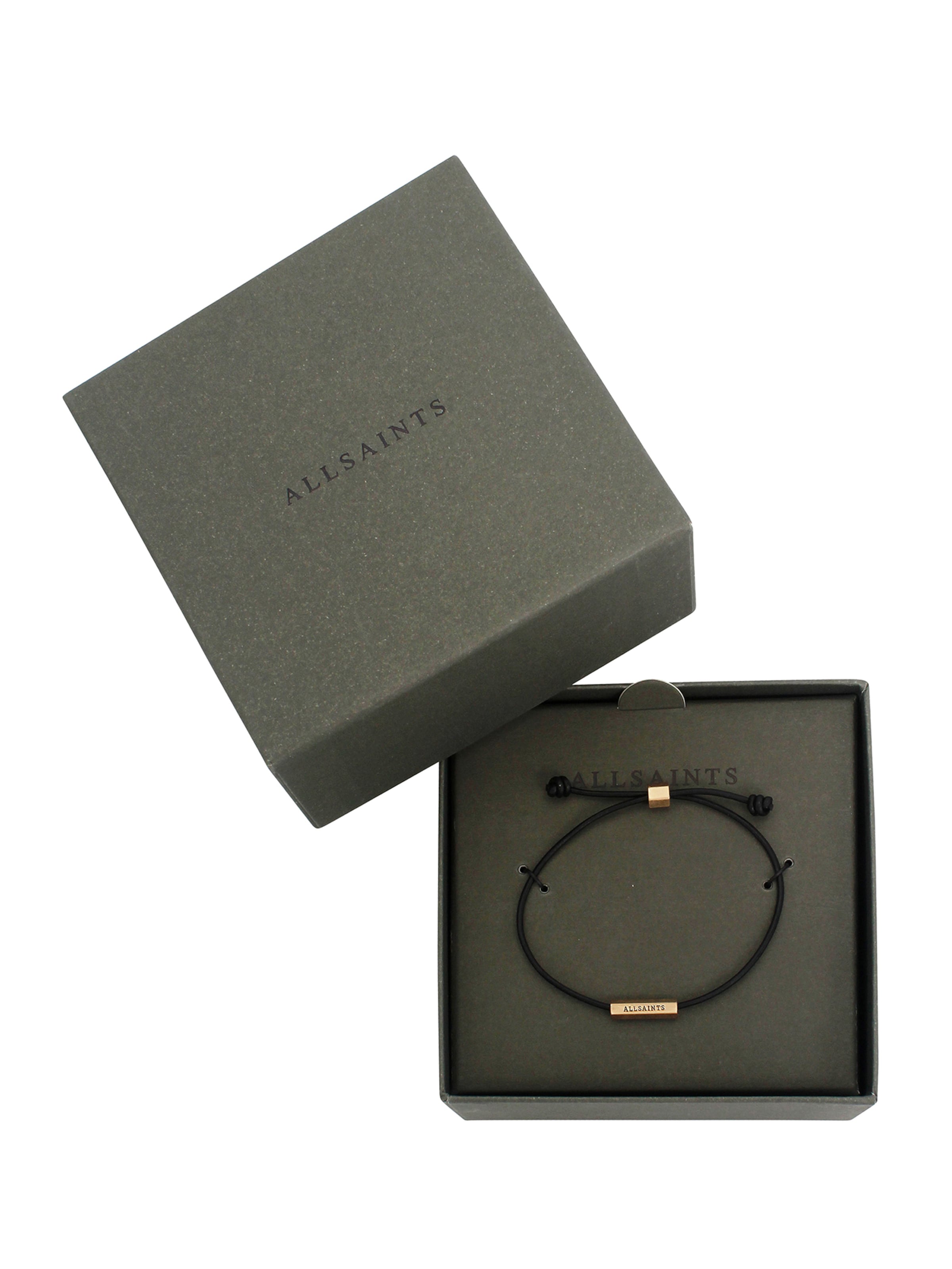 AllSaints Náramek 'FRIENDSHIP' – černá