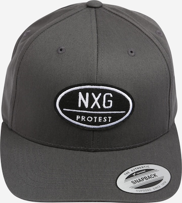 PROTEST Athletic Cap in Grey: front