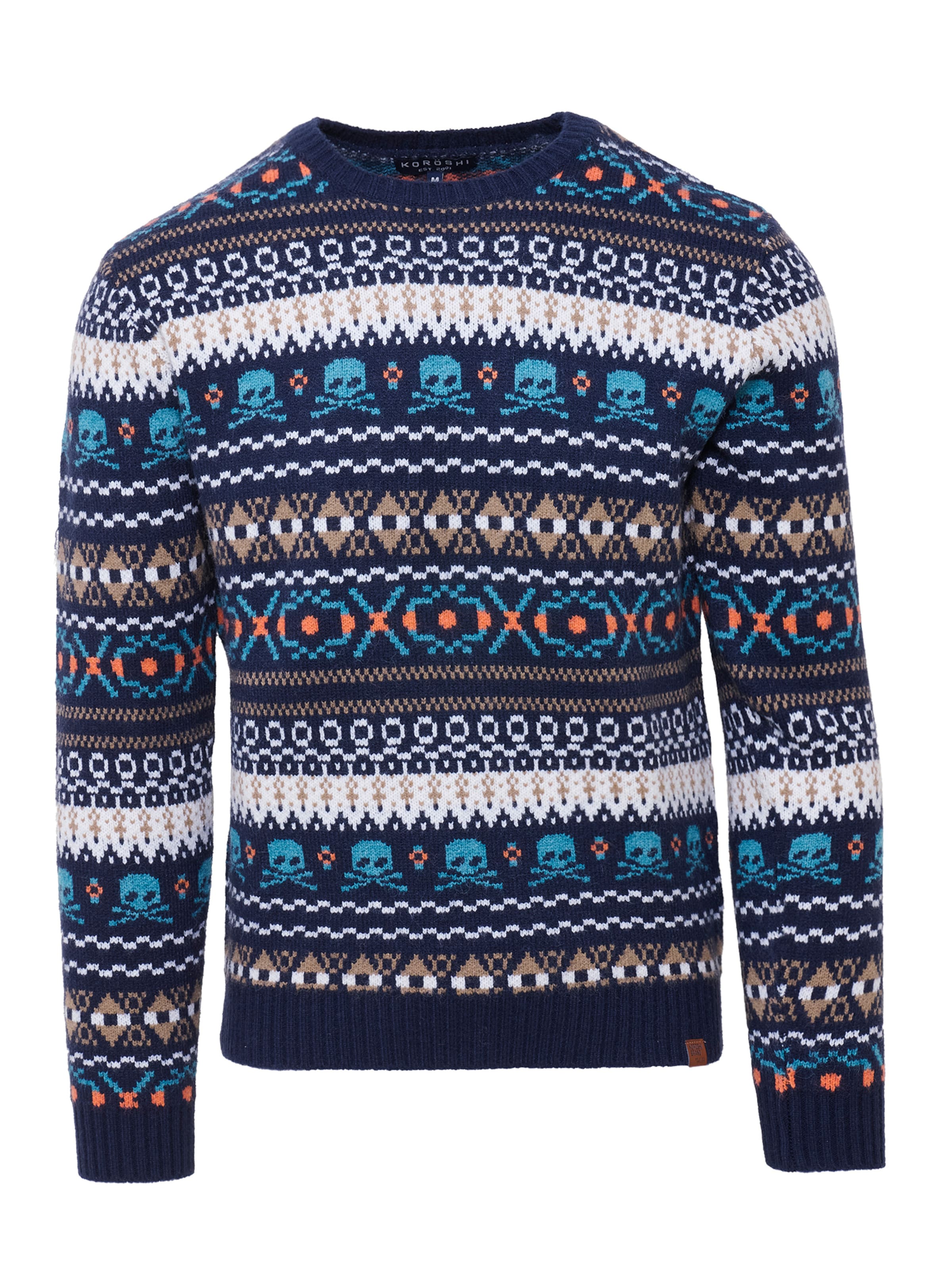 KOROSHI Пуловер в синьо: отпред